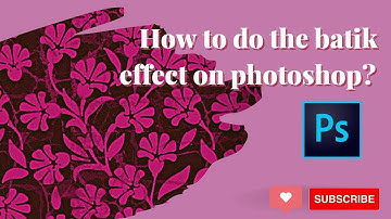 BATIK EFFECT ON PHOTOSHOP/WAX EFFECT/PHOTOSHOP