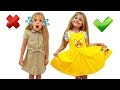 Diana se alista para la escuela - rutina mañanera!