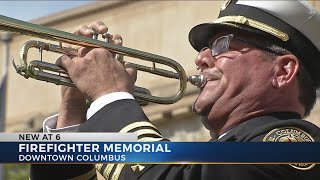 Firefighter Memorial in downtown Columbus