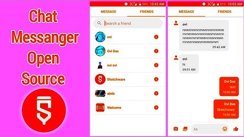 My chat app with send photo open source