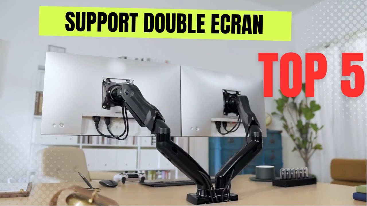 HUANUO Support Ecran PC, Bras pour Écran PC Rotatif à 360° pour