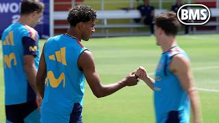 SPAIN READY FOR FRANCE SHOWDOWN! 🔥 Lamine Yamal trains in Dallas 🏆 2026 FIFA World Cup