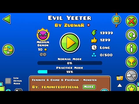 Evil Yeeter By ZubwaR [DEMON] 100% (All Coins) GD 2.11