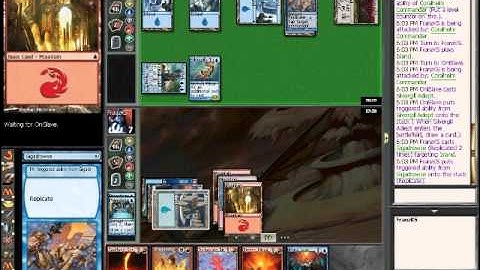 Modern Dragonstorm vs Mono Blue Fish