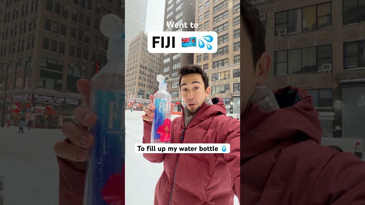 FIJI Water 💦 from the source 😎 Welcome to FIJI 😍🇫🇯 #travel 썸네일