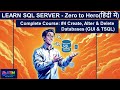 SQL Server: Create, Alter & Drop Database (Hindi) | Part 4