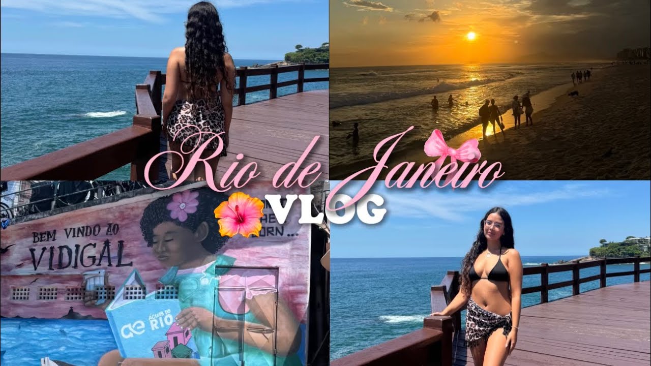 VLOG: RIO DE JANEIRO 🌺 praias, passeios, shopping 🌞 - YouTube