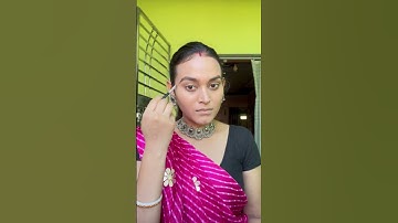 GRWM For Garba Night||Navratri Makeup #youtubeshorts #makeup #garba #shorts