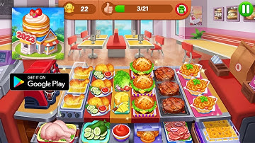 Crazy Cooking Diner: Chef Game Gameplay - Level 1-1 ~ 10-1 (Android)