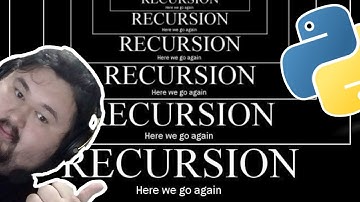 Entendo RECURSÃO: Como escrever algoritmos recursivos | Aula grátis sobre recursão em PYTHON