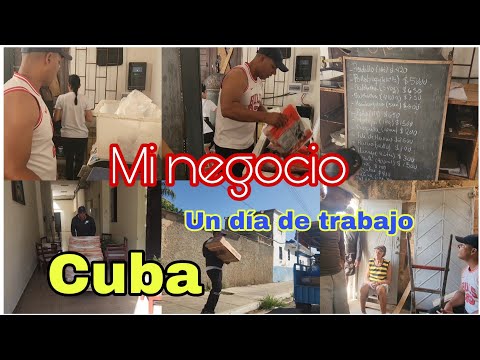 MI PEQUEÑO NEGOCIO EN CUBA . 😱 ASÍ ES UN DIA DE TRABAJO .