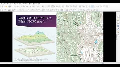 INTRODUCTION TO TOPOGRAPHY ( TOPOGRAPHY & HYDROGRAPHY )