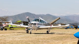 Beechcraft M35 Bonanza Take Off & Low Pass FlyIn 2024
