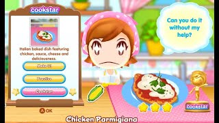 100% Cooking Mama Cookstar Traditional Recipes | Recipe 40 : Chicken Parmigiana