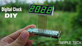 Digital clock DIY - Free form circuit -ICStation│Simple Tech screenshot 4