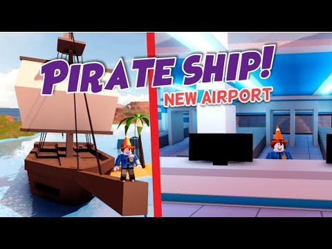 Jailbreak New Airport Update Roblox Pirate Ship Remodel Police - roblox jailbreak cheater island
