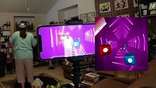 Beat Saber/Quest 2 Recording Mixed Reality using your iPhone screenshot 4