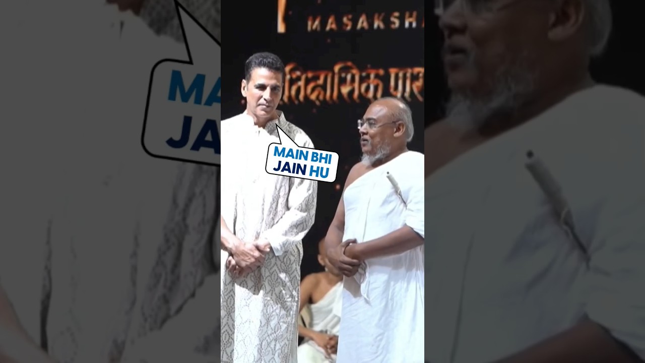 Delightful Conversation Between Jain Acharya Shri Mahabodhi Suriji & Akshay Kumar ✨ |