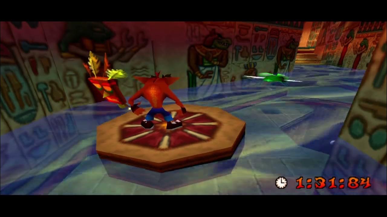 Crash Bandicoot 3 Warped Level 20 Tomb Wader Time Trial YouTube