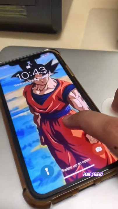 Amazing Son Goku Live Wallpaper #iphone #songoku #livewallpaper #supersaiyan #anime