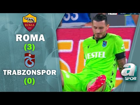 Roma 3 - 0 Trabzonspor MAÇ ÖZETİ (UEFA Konferans Ligi Play - Off Rövanş Maçı)