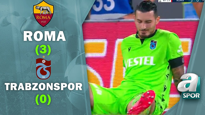Roma 3 - 0 Trabzonspor MAÇ ÖZETİ (UEFA Konferans Ligi Play - Off Rövanş Maçı)