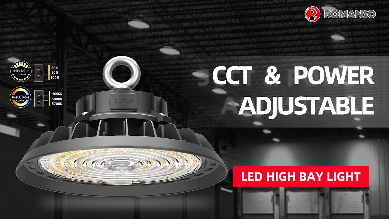 Switchable Wattage/CCT UFO High Bay Light_Optimize Your Inventory