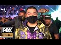 Andy Ruiz Jr. and Chris Arreola enter ring before heavyweight fight | PBC ON FOX