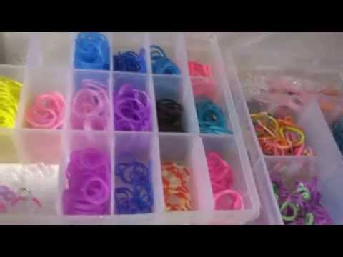 Видео: Моя коллекция  браслетов из резинок