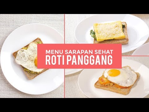 Menu iSarapan Sehati Resep Roti Panggang Telur YouTube