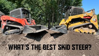 SKID STEER BATTLE! CAT 259D3 VS KUBOTA SVL 75-2