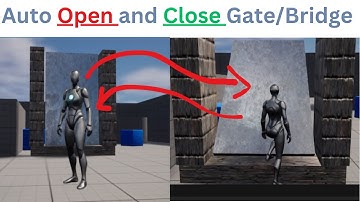 [IMPROVED] How to make Draw Bridge in Unreal Engine | Self opening Closing | Unreal Engine 5.1
