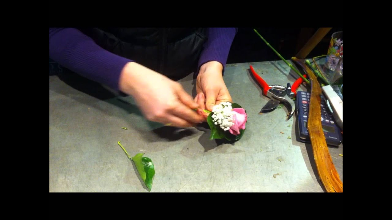 Verrassend Een corsage maken - YouTube BM-06