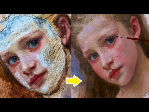 Обучающее видео. Как написать портрет маслом начинающему художнику?