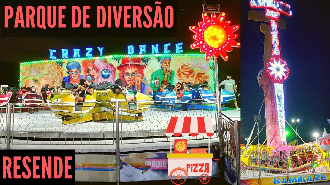 Como é andar no brinquedo KAMIKAZE e outros no PARQUE DE DIVERSÃO em Resende (RJ) MJ Imagens Como é andar no brinquedo KAMIKAZE e outros no PARQUE DE DIVERSÃO em Resende (RJ) MJ Imagens