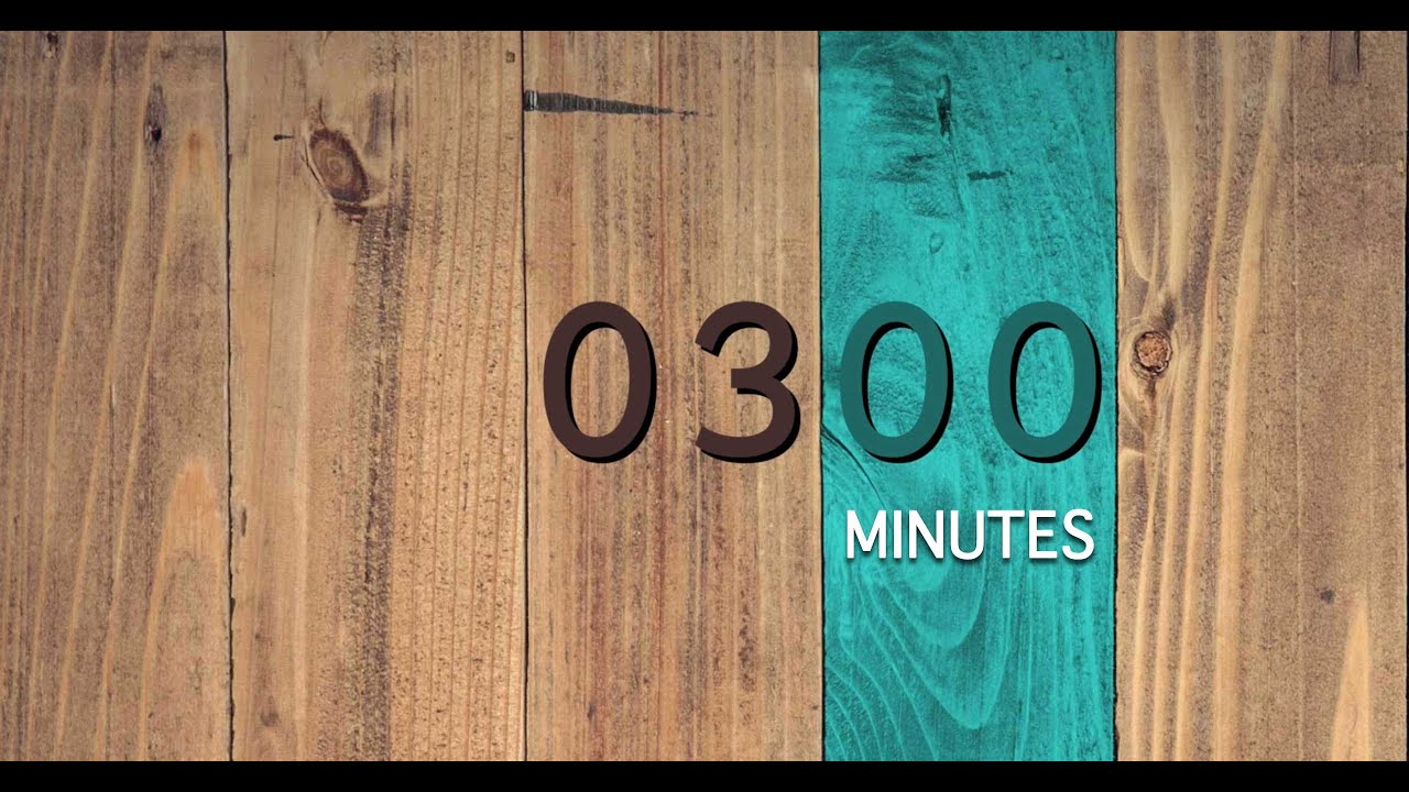 3 minute countdown timer