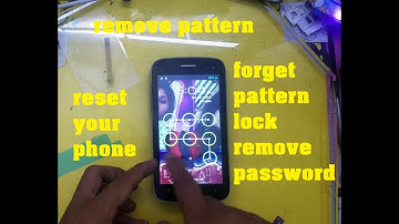 How to unlock pattern & password lock micromax canvas A110