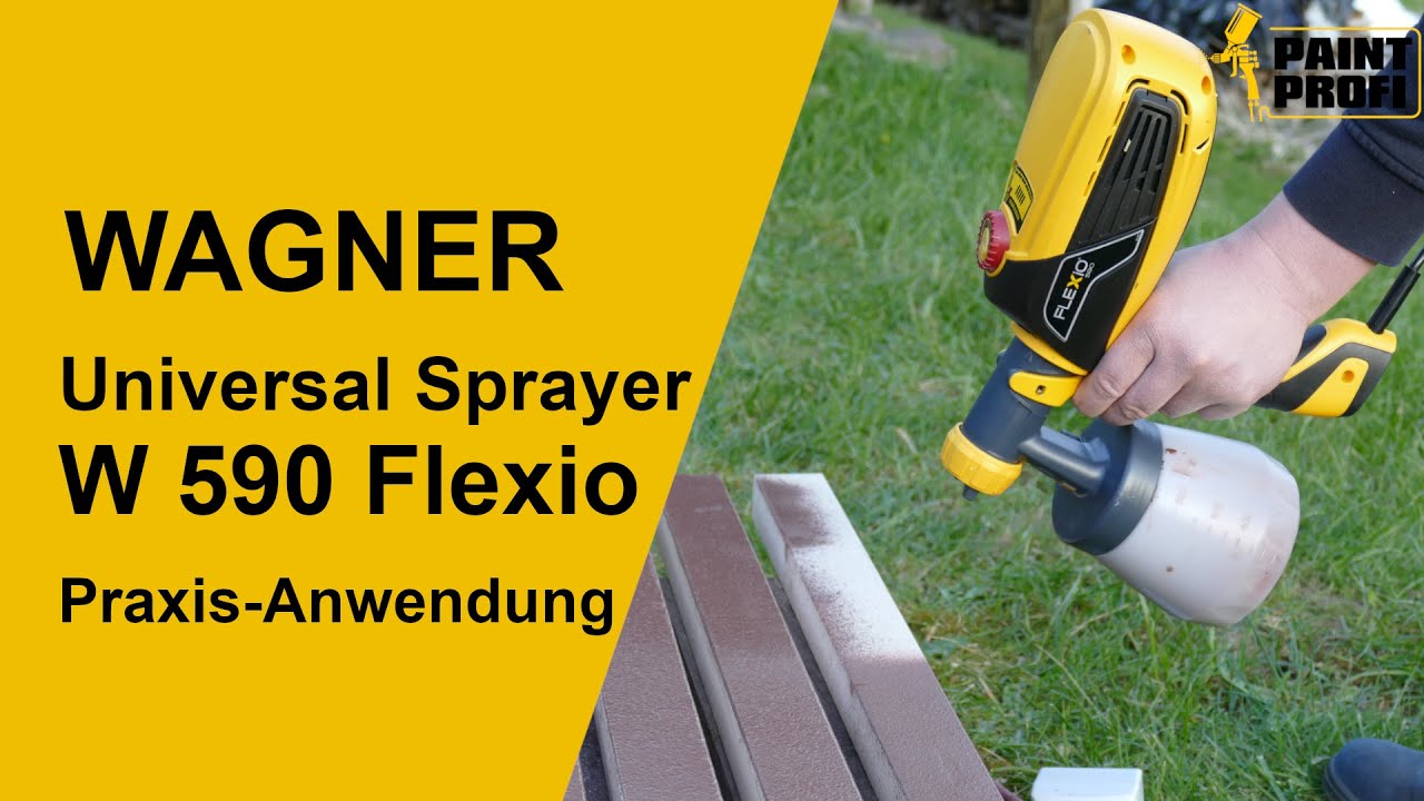 jury voordat Begroeten Wagner W 590 Flexio | DIY Praxis-Anwendung | Paint-Profi - YouTube