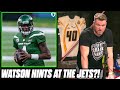 Pat McAfee Reacts To Deshaun Watson's Cryptic Hints About The Jets