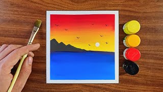 Easy Watercolour drawing | Poster colour painting | Drawing | Painting