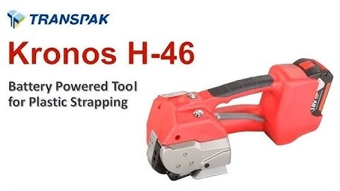 H-46 Kronos Battery Powered Strapping Tools - TRANSPAK