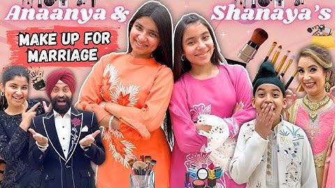 Anaanya & Shanaya’s Make Up For Marriage | RS 1313 VLOGS | Ramneek Singh 1313