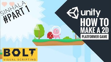 How to make a 2D Game in Unity without coding  | Sinhala tutorial part 1