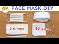 DIY FACE MASK | No Sew | Paper Wipe Mask | Handkerchief Mask | How To Make | SUPER EASY | Tutorial