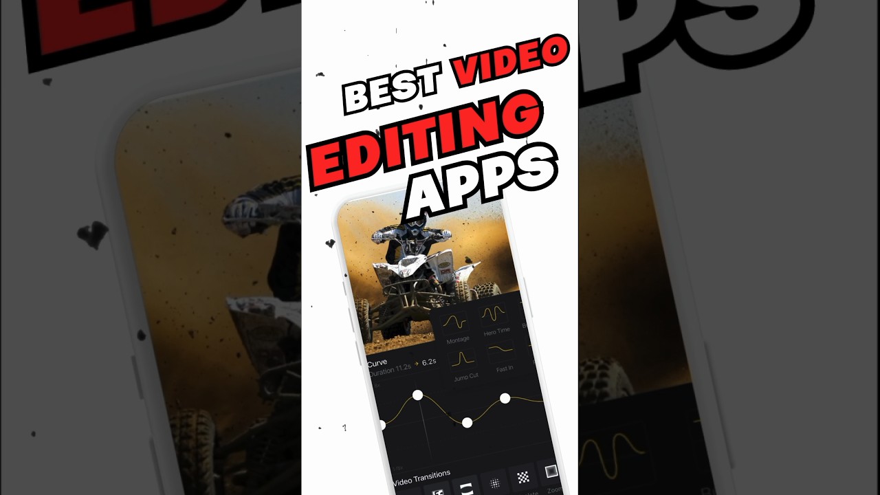 The 5 Best Video Editing Apps in 2023! #shorts