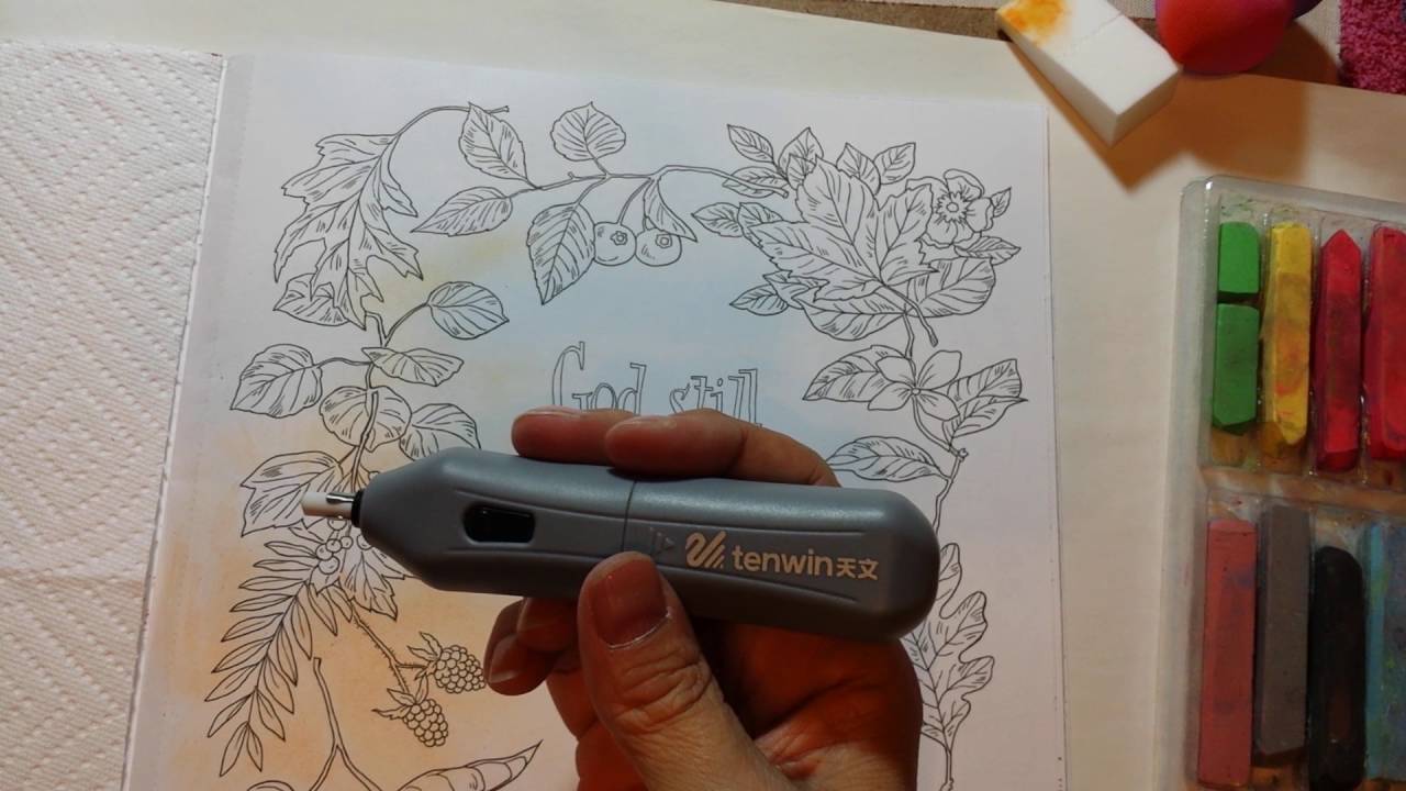 Coloring book background chalk pastels. YouTube