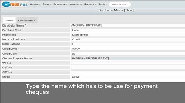 Create a distributor