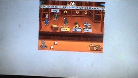 Reader Rabbit 2 Gameplay - Alphabet Dance Level 1 Part 1