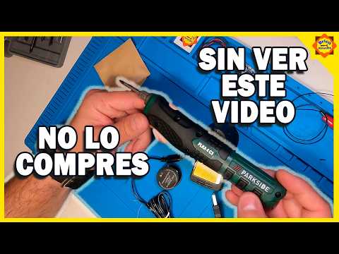 Unboxing, testing, and review of the PARKSIDE PLKA 4 C3 CORDLESS SOLDERING IRON - IS IT WORTH IT?