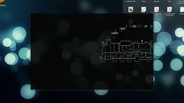 ASCII Train In Linux Console